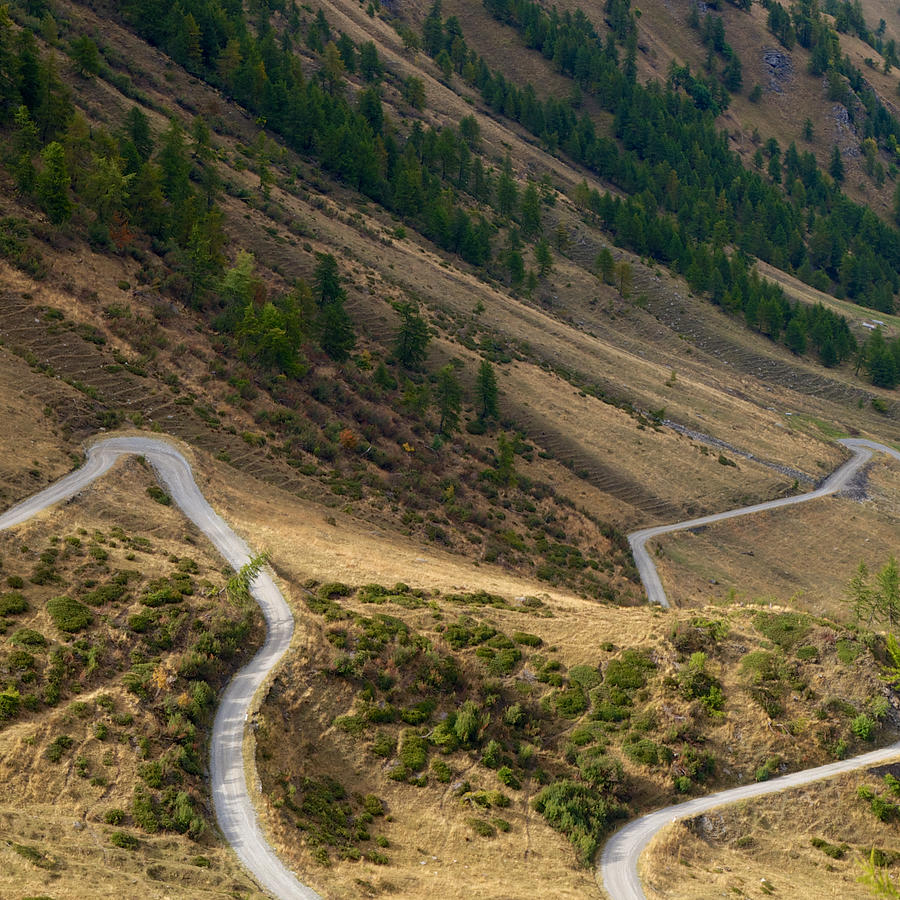 Alpine road Photograph by Luigi Masella