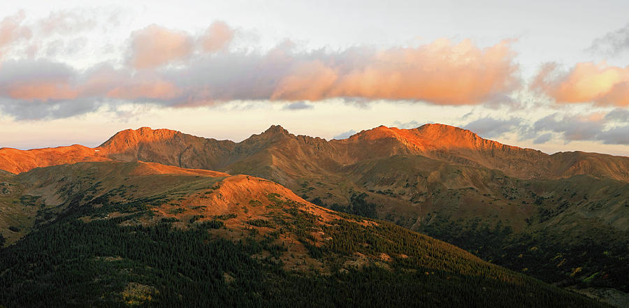 Alpine Sunrise Panorama Photograph