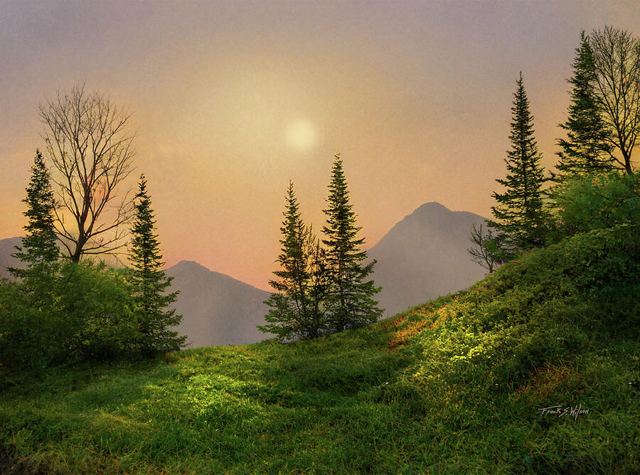 Alpine Sunset D Digital Art by Frank Wilson