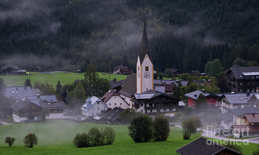 Alpine village Austria Photograph by Lidija Ivanek - SiLa