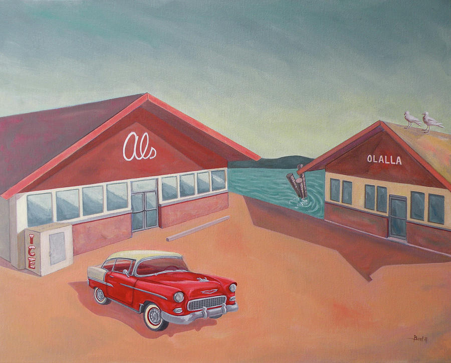 Als Store Painting by Sally Banfill