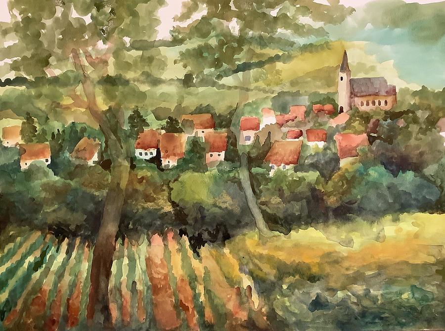 Alsace Painting by James Huntley