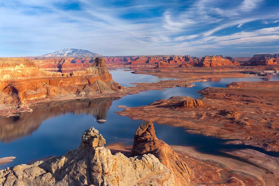Alstrom point and Lake Powell Photograph by Adria  Photography
