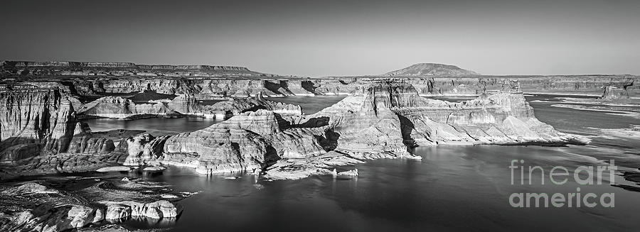 Alstrom Point In Black And White Photograph