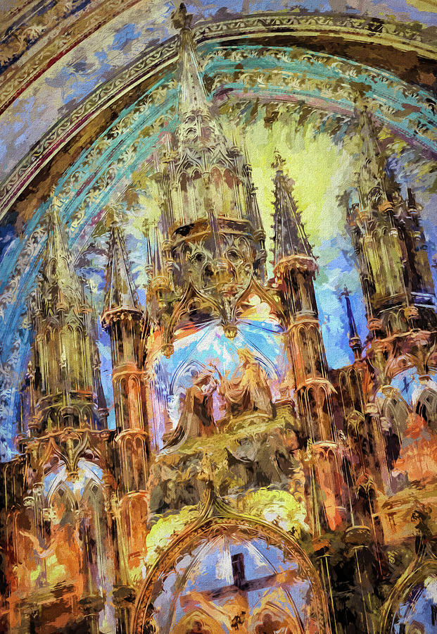 Altar at Notre Dame Basilica Photograph by Francis Sullivan