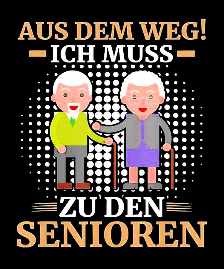 Altenpflegerin Senioren Spruch Digital Art by Lazado Pixels
