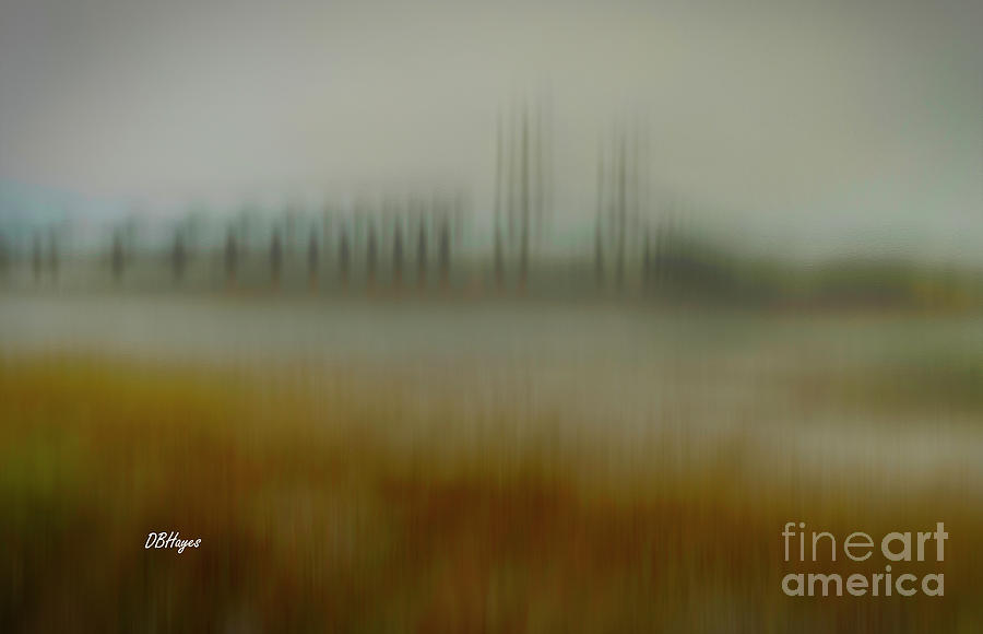 Altered Reality 28 - Sidney Lanier Bridge Impressionistic Art Mixed Media by DB Hayes