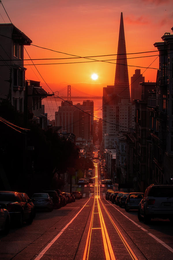 Alternate Spring Alignment - Downtown San Francisco Photograph by ...