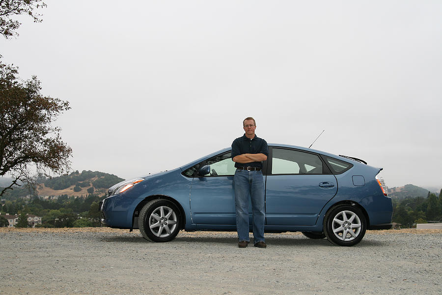 Alternative fuel car with owner Photograph by Matsf