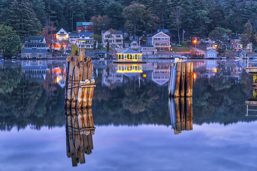 Alton Bay Gazebo Lake Winnipesaukee New Hampshire Photograph by Juergen Roth