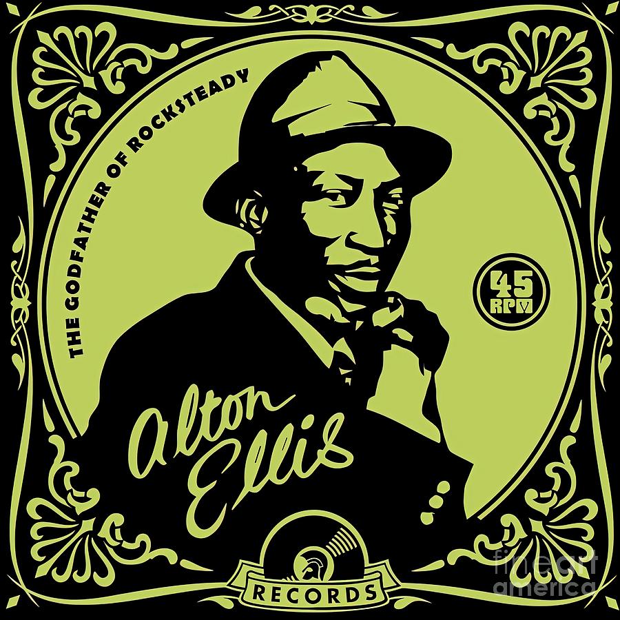 Alton Ellis Godfather Of Rocksteady Painting by Oliver Morris | Fine ...