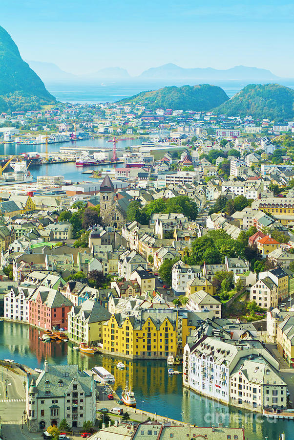 Alesund, More and Romsdal, Norway Photograph by Neale And Judith Clark