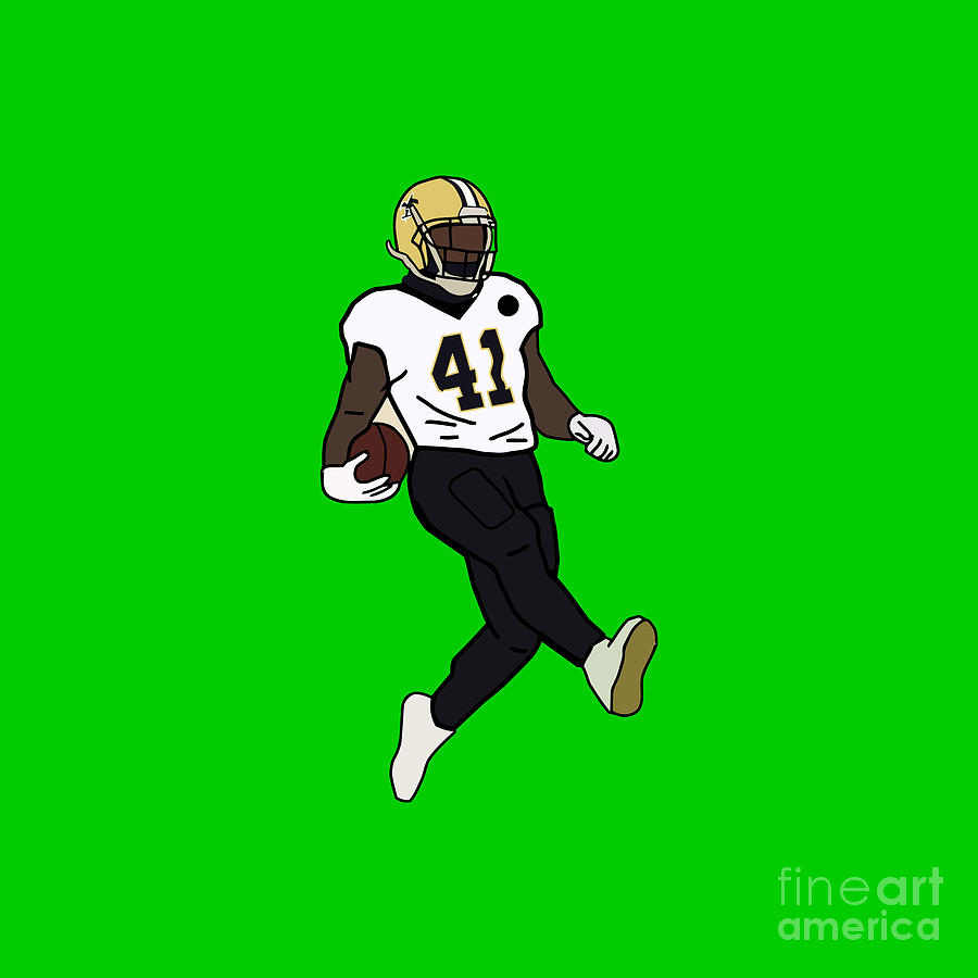 New Orleans Saints Alvin Kamara, View all my NFL drawings b…