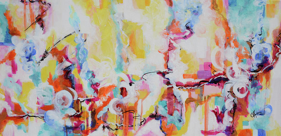 Chaos Painting - Always a Way by Claudia Klann Chaos Painting - Always a Way by Claudia Klann