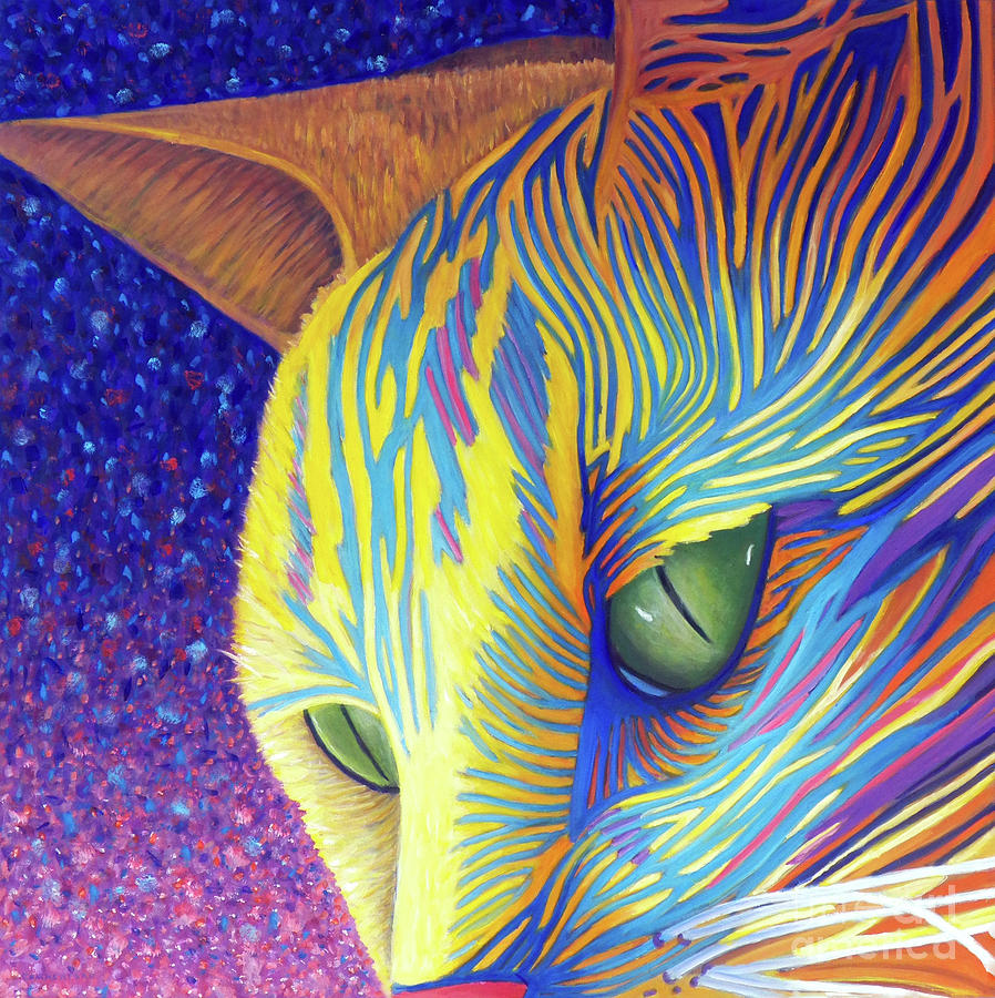 Cat Painting - Always And Forever by Brian  Commerford