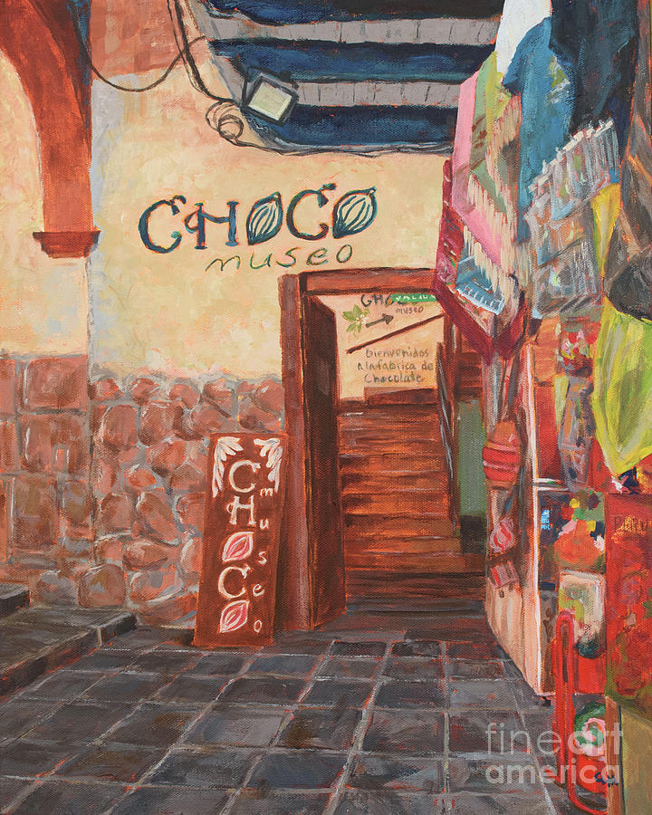 Always Dreaming of Chocolate Painting by Cheryl McClure
