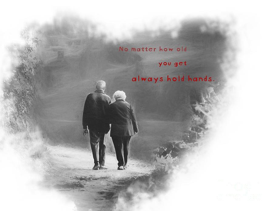 Always Hold Hands Photograph by Sandra Clark