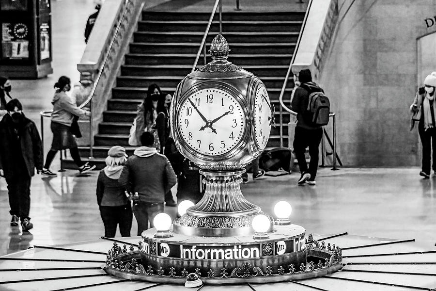 Always on Time at Grand Central Station Photograph by Marcy Wielfaert