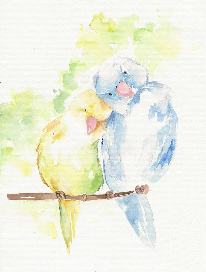 Love Birds – ✨ Santhi's Art and Craft Ideas ✨
