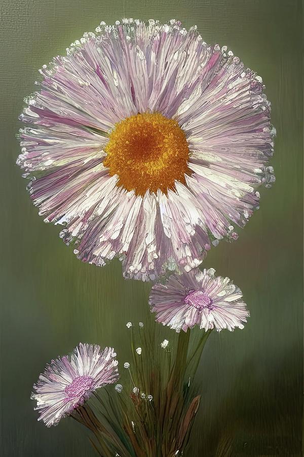 Alyssum Flower Digital Art by Sterling and Thorn Alyssum Flower Digital Art by Sterling and Thorn