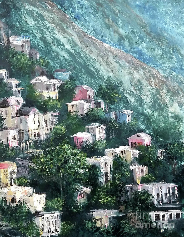Architecture Painting - Amalfi Coast Dwellings by Zan Savage