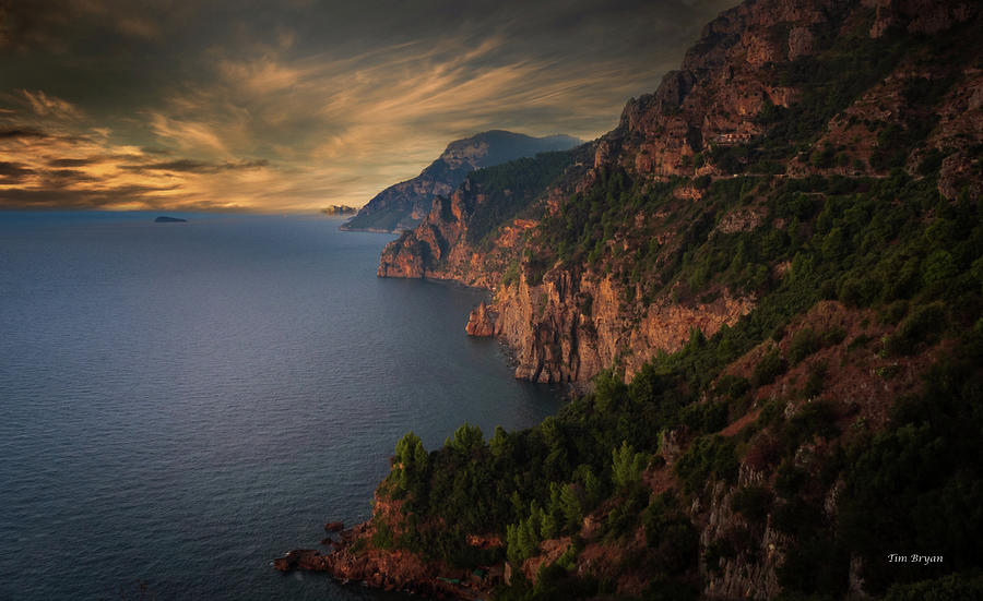 Amalfi Coast Photograph - Amalfi Coast, Italy by Tim Bryan