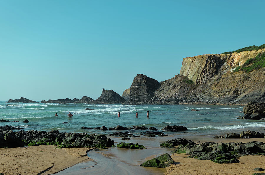Amalia Beach. Portugal Photograph by Angelo DeVal