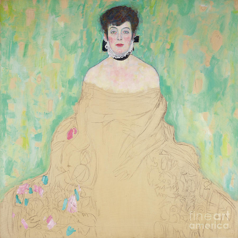 Amalie Zuckerkandl Painting by Gustav Klimt