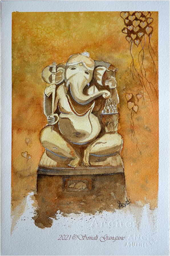 Amareshwar Painting by Sonali Gangane