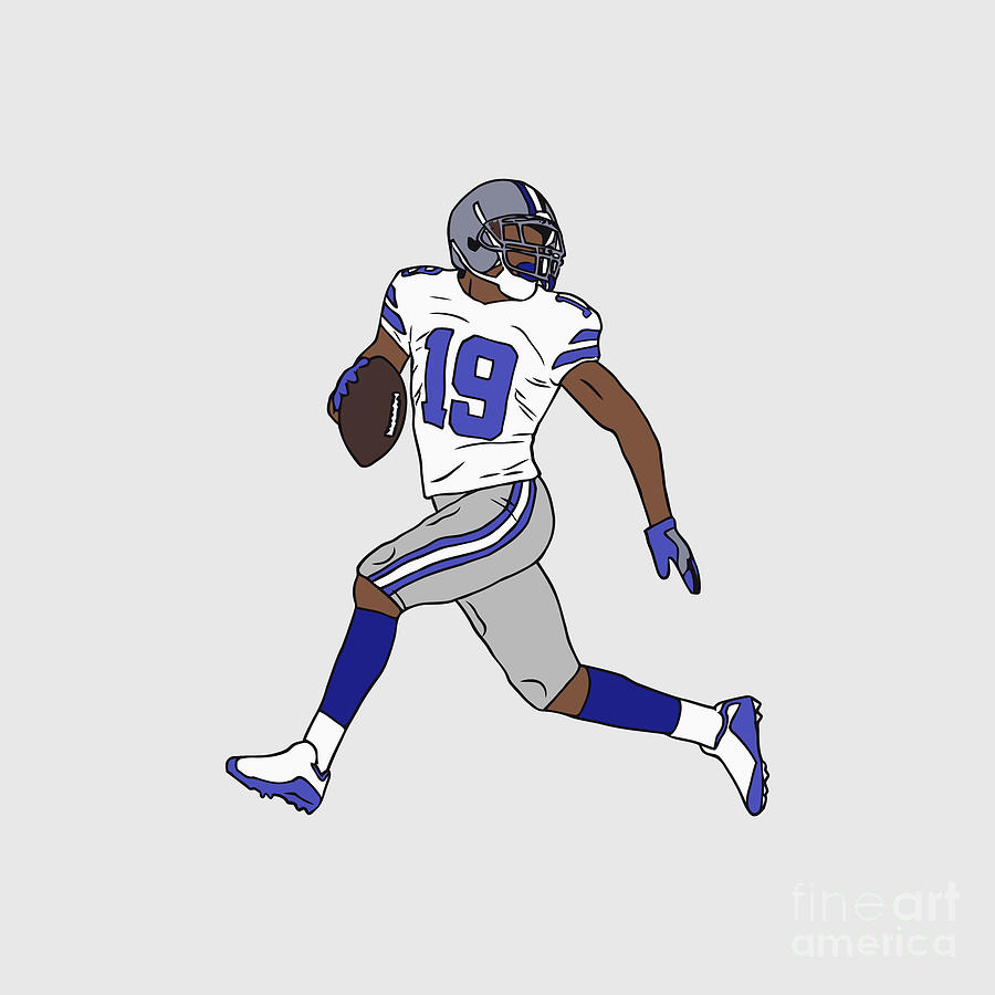 Amari Cooper Cowboys Drawing by Limar Sirait - Pixels