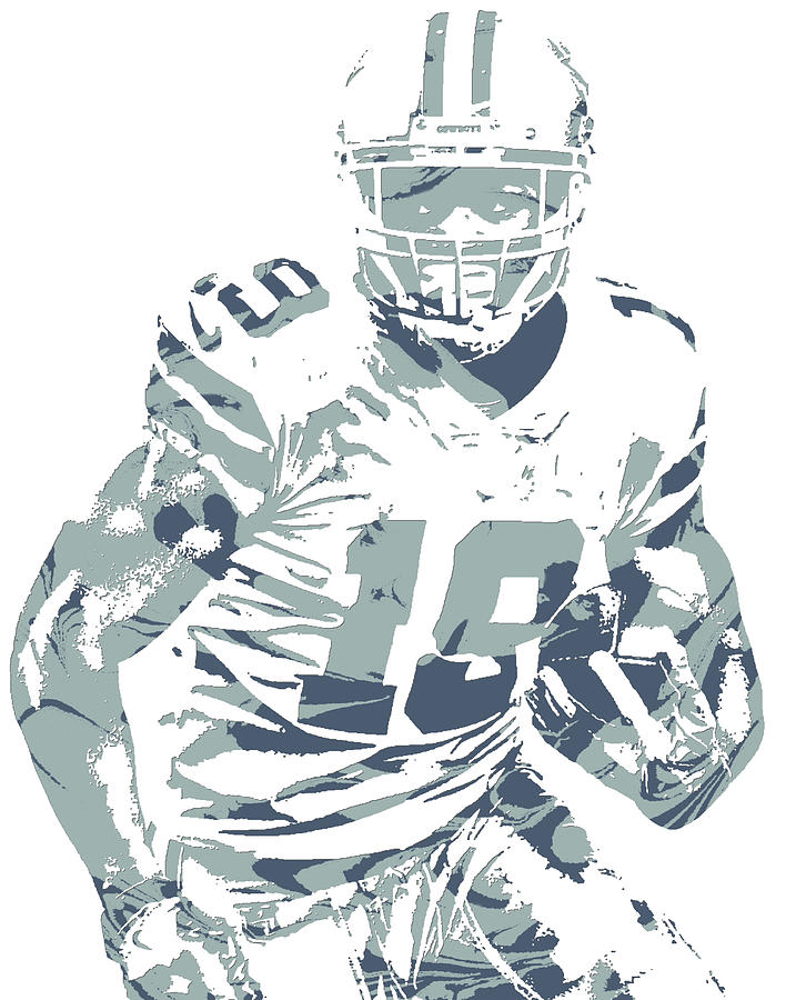 Amari Cooper Dallas Cowboys Pixel Art 1 T-Shirt by Joe Hamilton