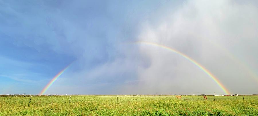 Amarillo, Texas Rainbow  Photograph by Ally White