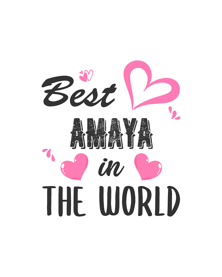 Amaya Name, Best Amaya in the World Digital Art by Elsayed Atta Pixels