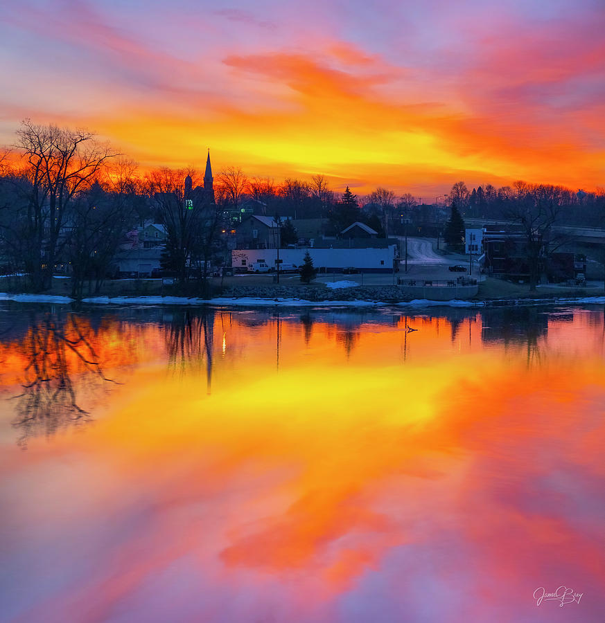 Amazing dawn sky ablaze with color 3 Photograph by James Brey - Fine ...