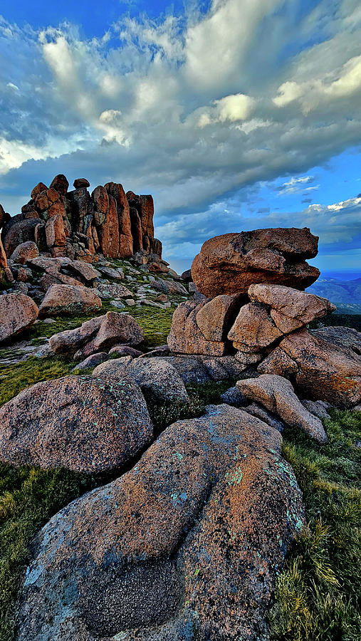 Amazing Evening at Pikes Peak Photograph by Ray Mathis Amazing Evening at Pikes Peak Photograph by Ray Mathis