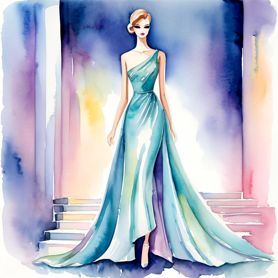 Amazing Evening Gown 5 Digital Art by Fantastic Designs - Fine Art America