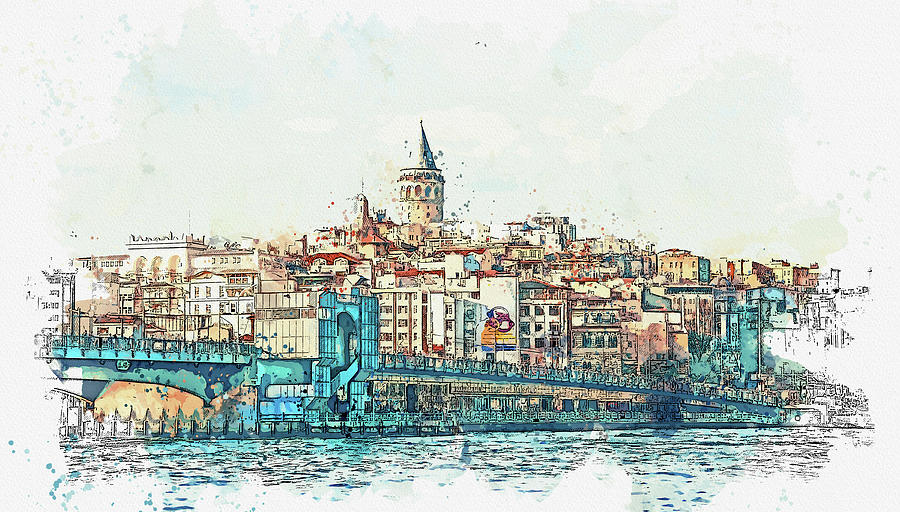 Amazing Landscape In Turkey, 0110, Ca 2021 By Ahmet Asar, Asar Studios Painting