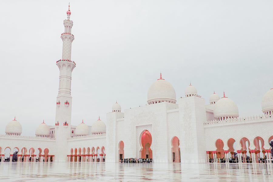 Amazing Mosques Around The World - 122 - Infrared - Purple Digital Art