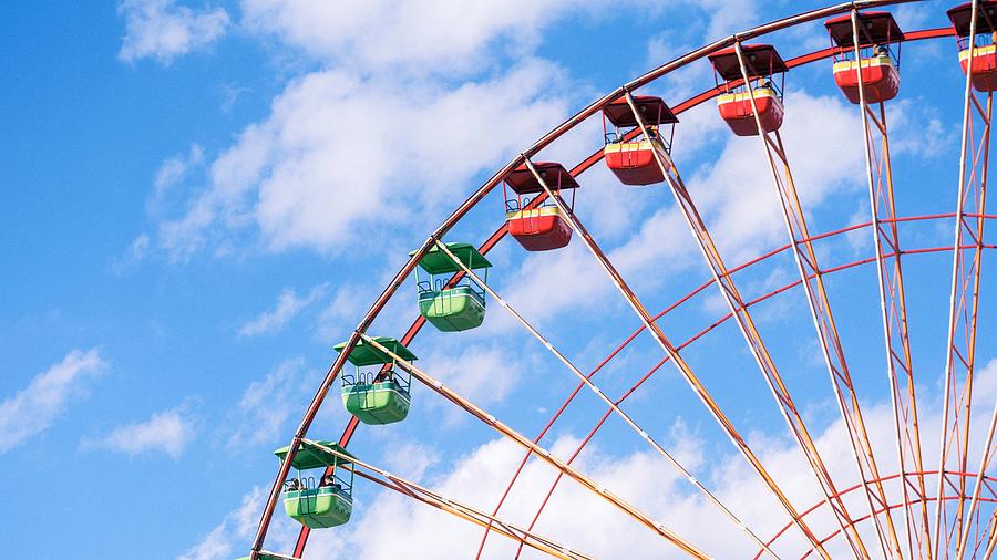 Amazing Phenomenal Giant Fun Fare Wheel Photograph by Art Twister - Pixels