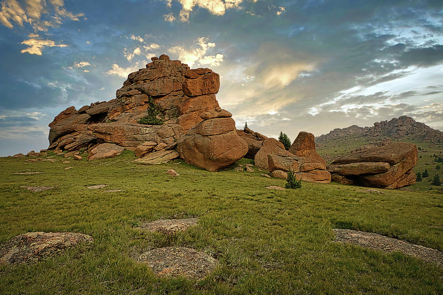 Amazing Rock Formations Of The Tarryall Mountains Photograph
