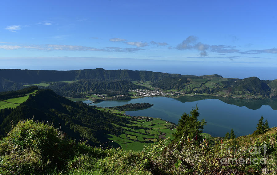 Amazing Views from the Crater Rim of Sete Cidades Photograph by DejaVu ...