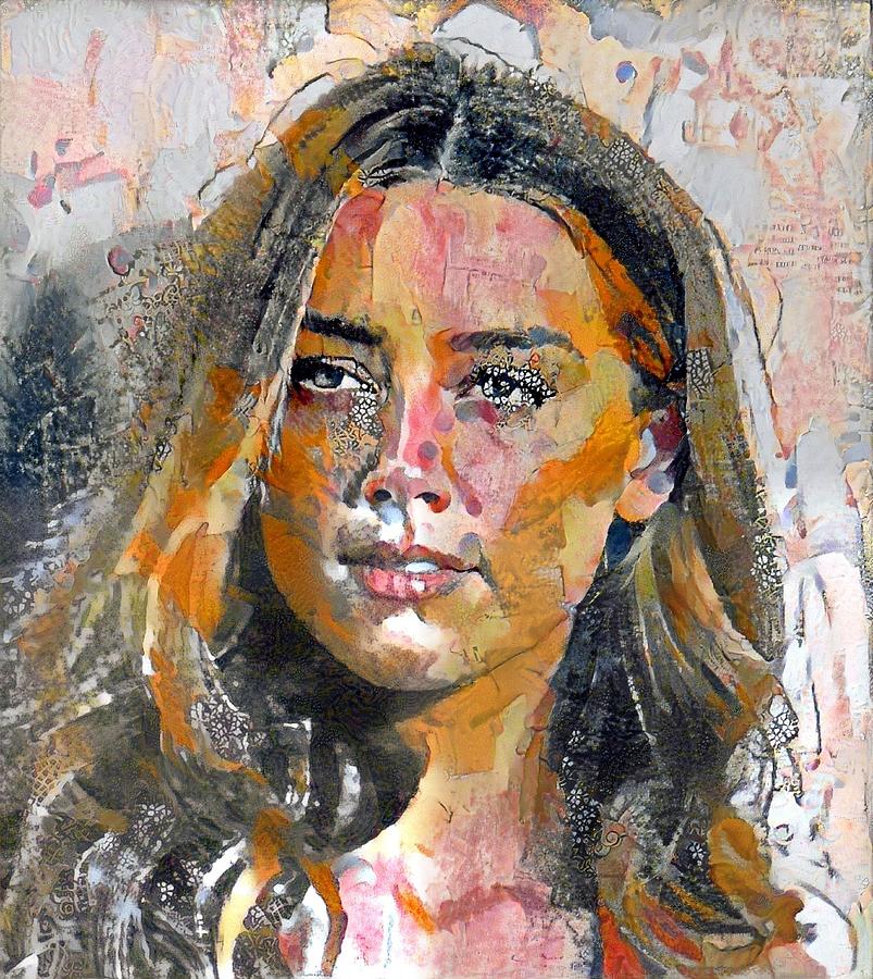 Amber Heard Digital Art by Curtis Hamilton - Fine Art America