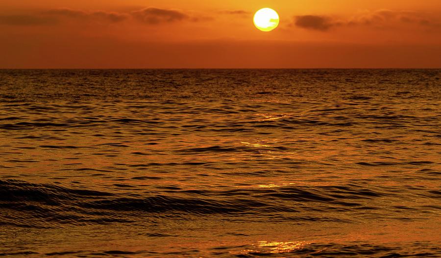 Amber Sunset Photograph by Charles King - Pixels