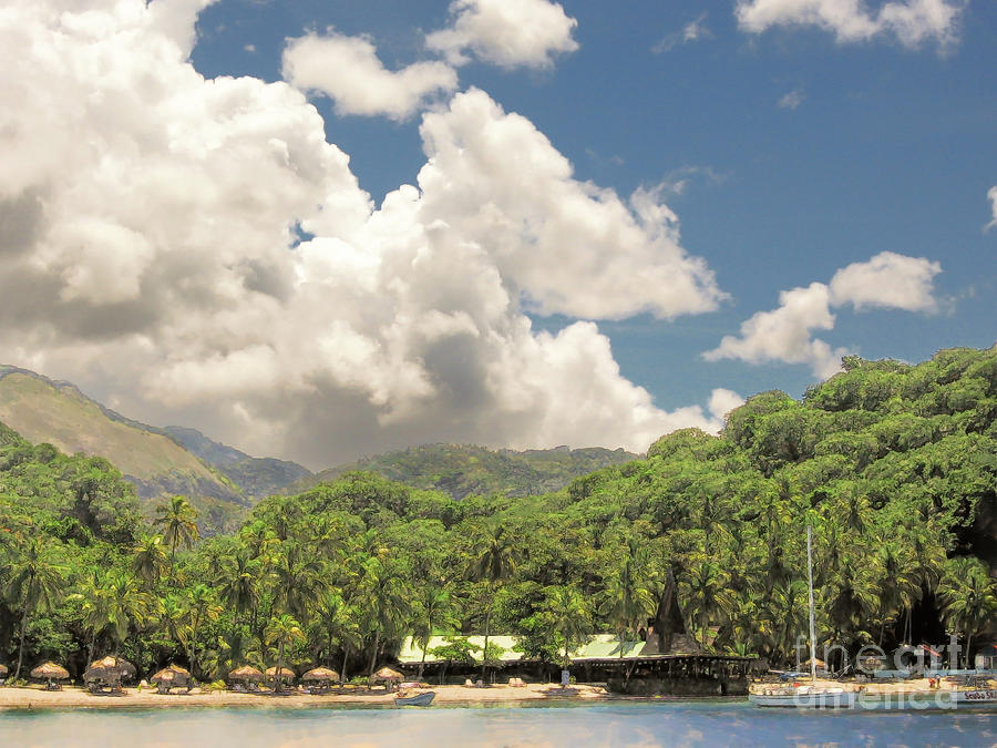 Ambient Clouds - Marigot Bay, St. Lucia Photograph by Tanya Owens