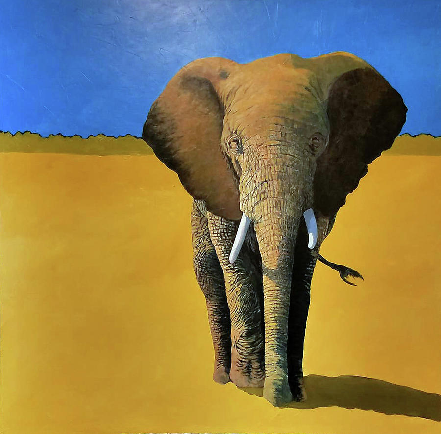 Amboseli Kenya Painting by David Maynard