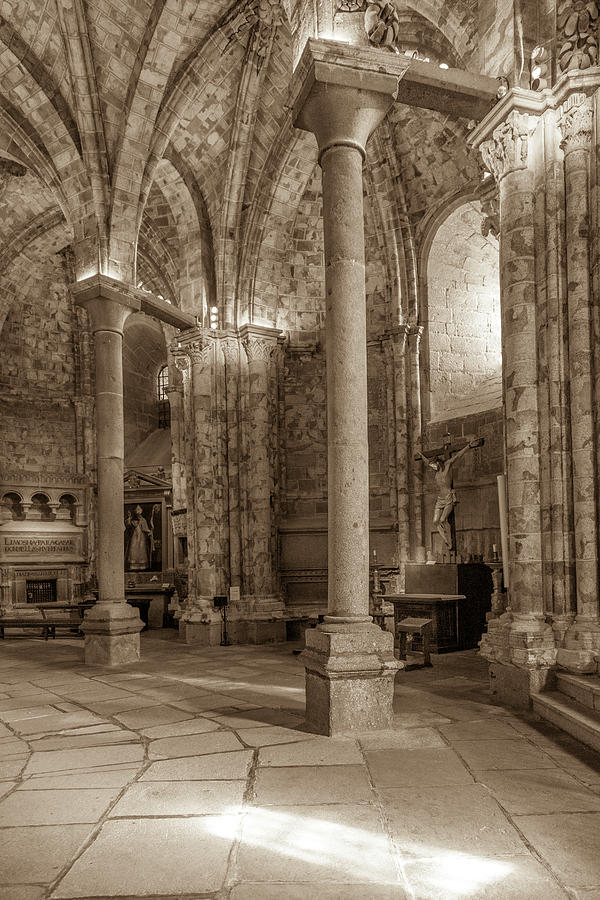 Ambulatory of Avila Cathedral Photograph by W Chris Fooshee