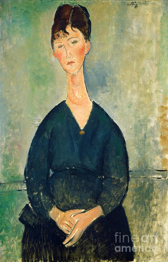 Amedeo Modigliani - Cafe Singer Painting by Alexandra Arts
