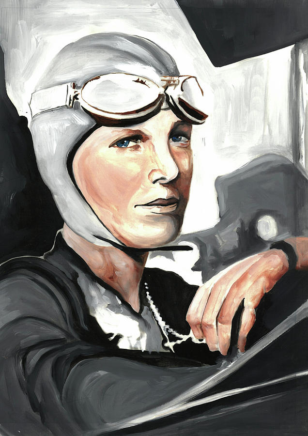Amelia Earhart Digital Art by Smh Yrdbk