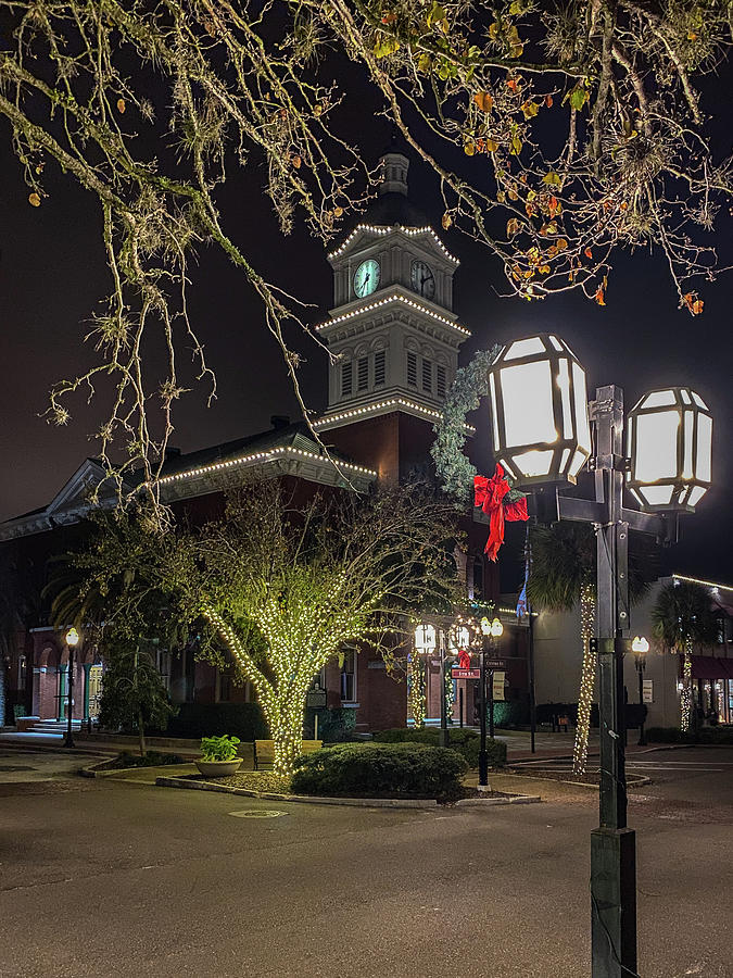 Amelia Island Courthouse at Christmas, Florida by Dawna Roaming Near and Far Amelia Island Courthouse at Christmas, Florida by Dawna Roaming Near and Far