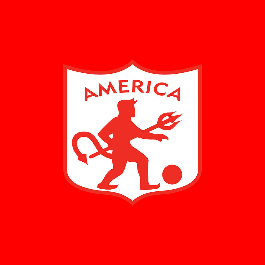 America De Cali Football Club Digital Art by Melissa Jo Smith | Fine ...